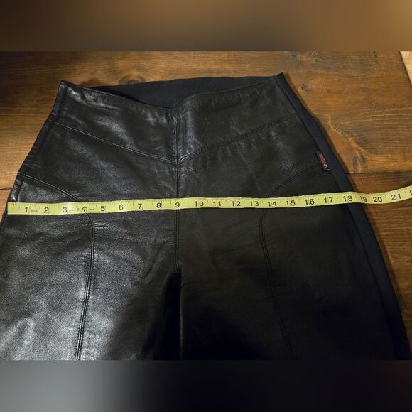 Arlen Ness High Waist Leather Biker Motorcycle Pants size L - Picture 11 of 11